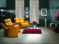 living room leather Homecinema